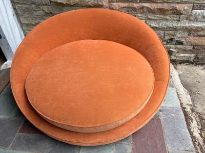Milo Baughman Sumptuous Vintage Milo Baughman Satellite Chaise Circular Chair Mid Century