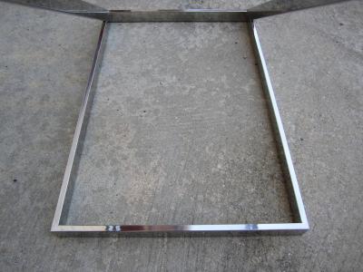 Milo Baughman Terrific Milo Baughman Chrome Z End Side Table Mid Century Modern