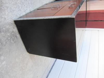 Milo Baughman Two Milo Baughman Rosewood Chrome and Black Lacquer Night Stands