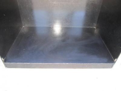 Milo Baughman Two Milo Baughman Rosewood Chrome and Black Lacquer Night Stands