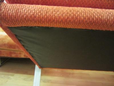 Milo Baughman Unusual Milo Baughman Orange Chrome Lounge Chair Mid Century Modern