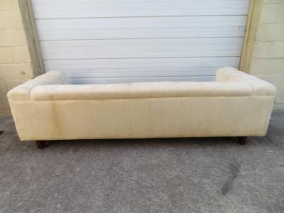 Milo Baughman Unusual Milo Baughman Style Tufted Even Arm Tuxedo Sofa Mid Century Modern