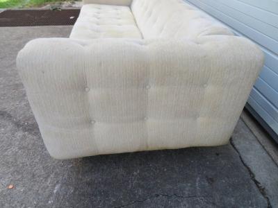 Milo Baughman Unusual Milo Baughman Style Tufted Even Arm Tuxedo Sofa Mid Century Modern