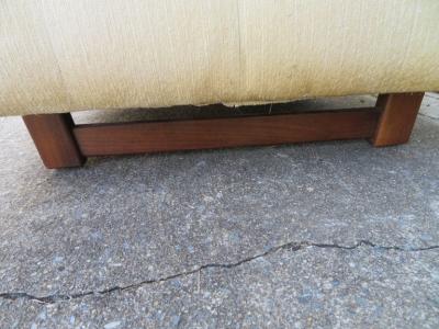 Milo Baughman Unusual Milo Baughman Style Tufted Even Arm Tuxedo Sofa Mid Century Modern