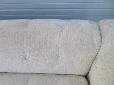 Milo Baughman Unusual Milo Baughman Style Tufted Even Arm Tuxedo Sofa Mid Century Modern