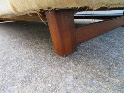 Milo Baughman Unusual Milo Baughman Style Tufted Even Arm Tuxedo Sofa Mid Century Modern
