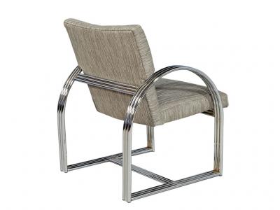 Milo Baughman Vintage Chrome Lounge Chair by Milo Baughman