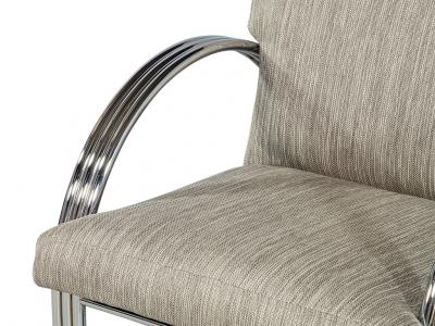 Milo Baughman Vintage Chrome Lounge Chair by Milo Baughman