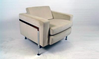 Milo Baughman Wide Chair in the Style of Milo Baughman