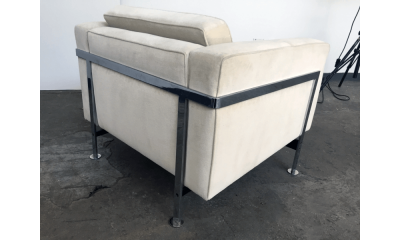 Milo Baughman Wide Chair in the Style of Milo Baughman