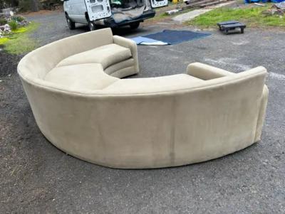 Milo Baughman Wonderful Milo Baughman Thayer Coggin 1 Piece Circular Sofa Mid Century