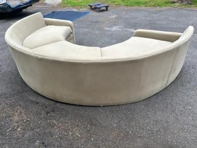 Milo Baughman Wonderful Milo Baughman Thayer Coggin 1 Piece Circular Sofa Mid Century