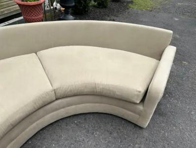 Milo Baughman Wonderful Milo Baughman Thayer Coggin 1 Piece Circular Sofa Mid Century