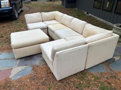 Milo Baughman Wonderful Milo Baughman Thayer Coggin 6 Piece Cube Sectional Sofa Mid Century