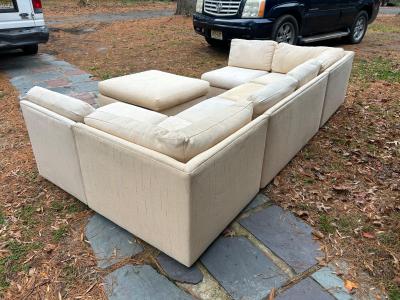 Milo Baughman Wonderful Milo Baughman Thayer Coggin 6 Piece Cube Sectional Sofa Mid Century