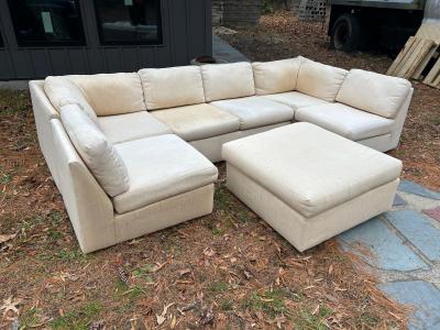 Milo Baughman Wonderful Milo Baughman Thayer Coggin 6 Piece Cube Sectional Sofa Mid Century