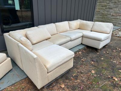 Milo Baughman Wonderful Milo Baughman Thayer Coggin 6 Piece Cube Sectional Sofa Mid Century