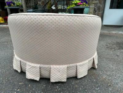 Milo Baughman Wonderful Milo Baughman Thayer Coggin Circular Round Swivel Lounge Chair