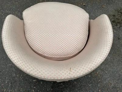Milo Baughman Wonderful Milo Baughman Thayer Coggin Circular Round Swivel Lounge Chair
