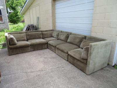 Milo Baughman Wonderful Signed Milo Baughman Six Piece Sectional Sofa Mid Century Modern