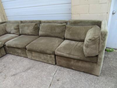 Milo Baughman Wonderful Signed Milo Baughman Six Piece Sectional Sofa Mid Century Modern
