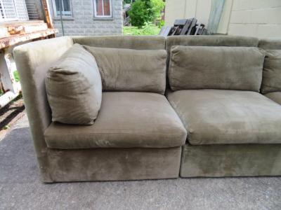 Milo Baughman Wonderful Signed Milo Baughman Six Piece Sectional Sofa Mid Century Modern