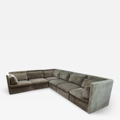 Milo Baughman Wonderful Signed Milo Baughman Six Piece Sectional Sofa Mid Century Modern
