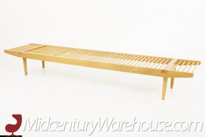 Milo Baughman for Glenn of California Mid Century Long Dowel Bench