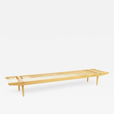 Milo Baughman for Glenn of California Mid Century Long Dowel Bench