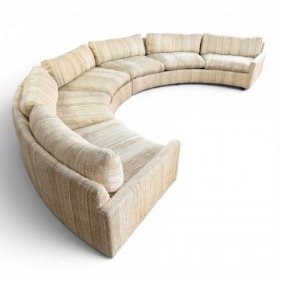 Milo Baughman for Thayer Coggin Semi Circular Sofa 1970