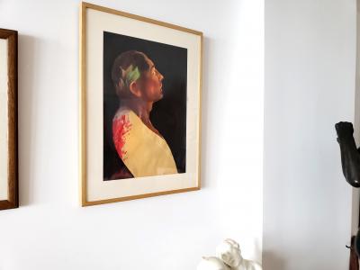 Milton Glaser Julius Caesar original art for Penguin book cover