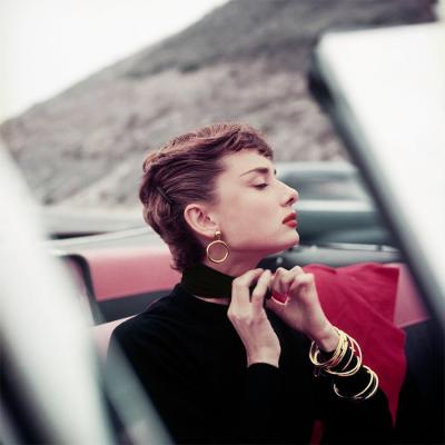 Milton H Greene Audrey Hepburn Filming Sabrina