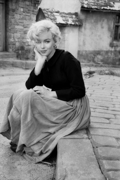 Milton H Greene Marilyn Monroe on Set White Price Glory