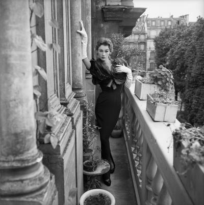 Milton H Greene Sophie Litvak Life Magazine Paris Balcony