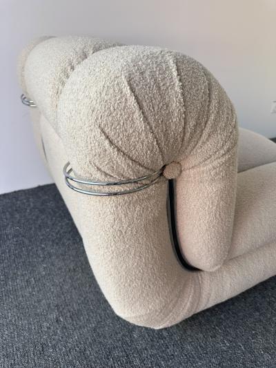 Mimo Padova Pair of Velasquez Slipper Chairs by Mimo Padova Italy 1970s