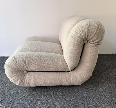 Mimo Padova Pair of Velasquez Slipper Chairs by Mimo Padova Italy 1970s