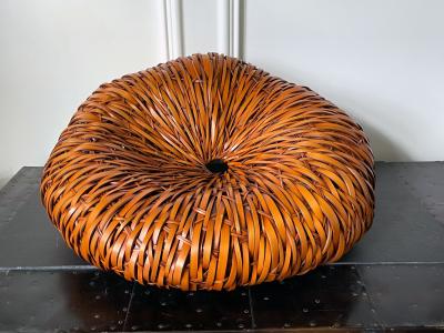 Mimura Chikuho Large Contemporary Japanese Woven Bamboo Sculpture Mimura Chikuho