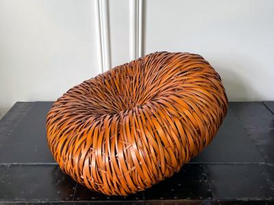 Mimura Chikuho Large Contemporary Japanese Woven Bamboo Sculpture Mimura Chikuho