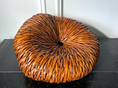 Mimura Chikuho Large Contemporary Japanese Woven Bamboo Sculpture Mimura Chikuho