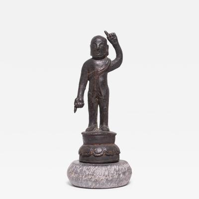 Ming Bronze Ho Ho Boy Figure