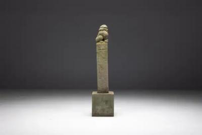 Ming Dynasty Stone Guardian Statue China 17th Century