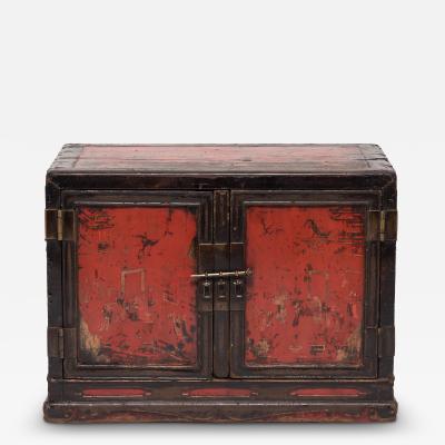 Ming Painted Book Cabinet