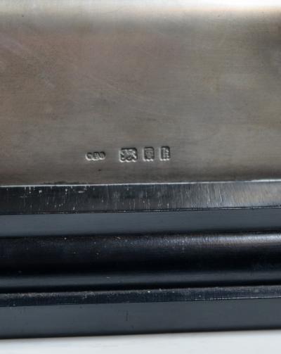 Miniature Architectural Sterling Silver Working Model Cigarette Box England 1925