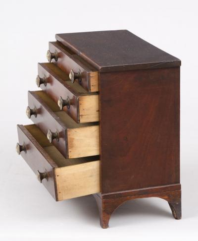 Miniature Pine Chest of Drawers Circa 1860