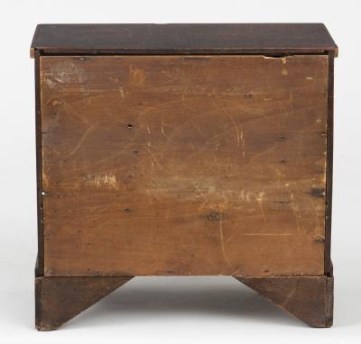 Miniature Pine Chest of Drawers Circa 1860