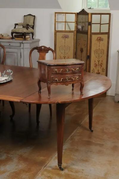 Miniature Proven ale Louis XV Period 1725 Apprentice Commode with Lift Top