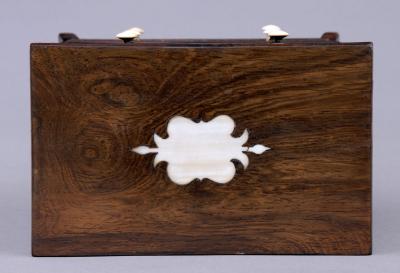 Miniature Rosewood Inlaid Chest Circa 1820