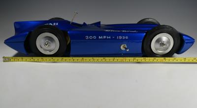 Miniature Tether Land Speed Record Car with a Gas Powered Engine