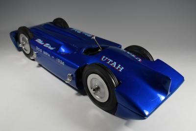 Miniature Tether Land Speed Record Car with a Gas Powered Engine