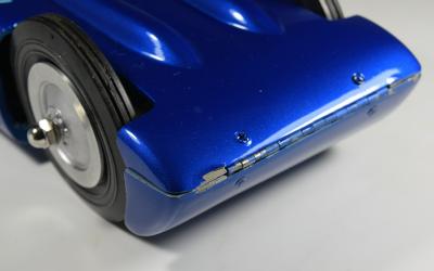 Miniature Tether Land Speed Record Car with a Gas Powered Engine